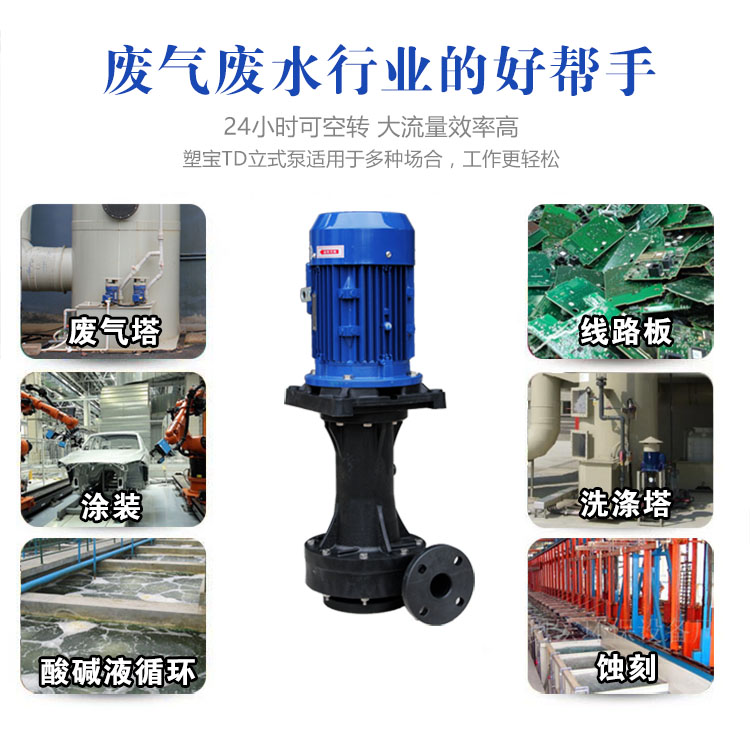 塑寶立式泵應(yīng)用領(lǐng)域